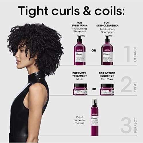 L'Oréal Professionnel Paris Curl Expression 10-in-1 Mousse - Lockenpflege für definierte, gestärkte Locken mit Hitzeschutz - 8,2 fl oz