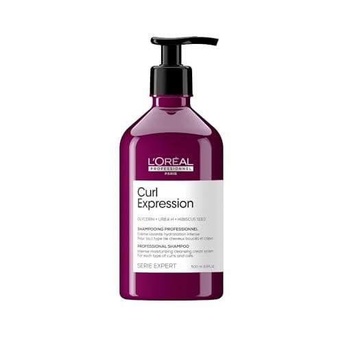 L'Oréal Professionnel Paris Curl Expression Feuchtigkeitsspendendes Shampoo – Hydratisiert und entwirrt lockiges und krauses Haar, sulfat- und parabenfrei, 500 ml