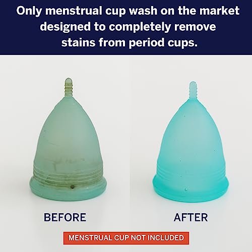 Pixie Cup Fleckenentferner – Der einzige Sterilisator-Reiniger, der Flecken von wiederverwendbaren Menstruationstassen und -scheiben entfernt – Organische und natürliche Inhaltsstoffe für die Intimhygiene (5 Beutel)