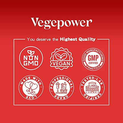 VEGEPOWER Vitamin B12 D3 Vegan Gummies – 90 Stück | 1000 µg Methyl-B12 & 5000 IE Vitamin D Gummibärchen für Erwachsene & Kinder – Immunsystem & tägliche Energie – Ohne Gelatine, Orange