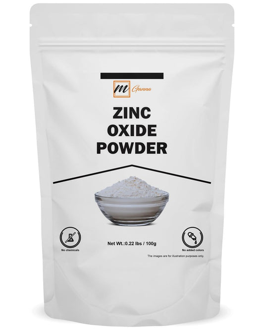 100 % natürliches Zinkoxid-Pulver | Nicht-Nano unbeschichtete Partikel 0,22 lbs / 100 g