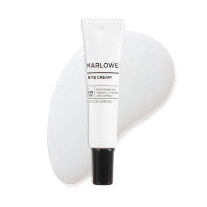MARLOWE. No. 127 Augencreme für Männer mit Vitamin C, Koffein und feuchtigkeitsspendendem Squalan gegen Schwellungen, Falten & dunkle Augenringe – gezielte Pflege für die Augenpartie, 15 ml