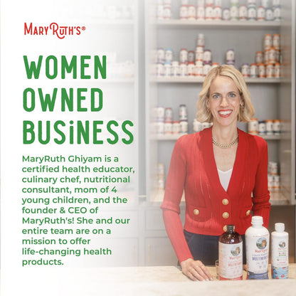 MaryRuth's L-Theanin 200mg flüssige Tropfen – Stimmungsunterstützung für Erwachsene & Kinder, Konzentrationshilfe, natürliche Schlafunterstützung, vegan, non-GMO, glutenfrei, 30 Portionen
