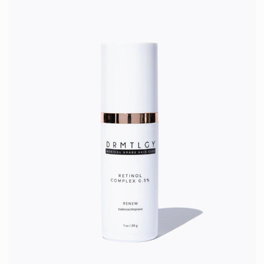 DRMTLGY 0,5% Retinol Serum für das Gesicht – Anti-Falten mit Vitamin C und Vitamin E – Retin A Anti-Aging Serum – Hergestellt in den USA 0,5% Resurfacing