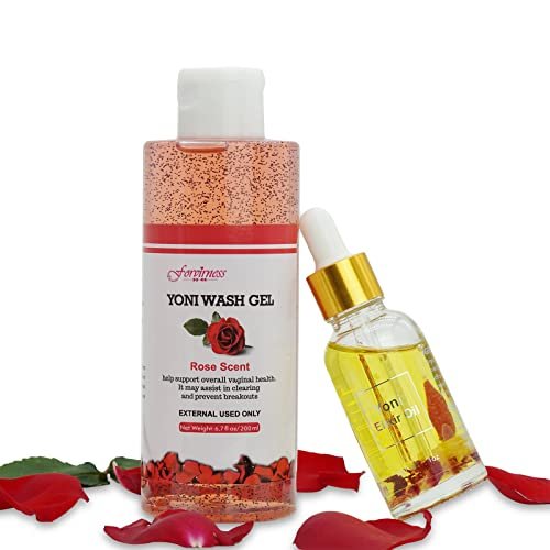 Feminine Wash & Yoni Oil Set – Intimwaschgel & Pflegeöl für das pH-Gleichgewicht der Frau, 200 ml + 30 ml
