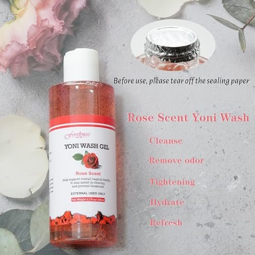 Feminine Wash & Yoni Oil Set – Intimwaschgel & Pflegeöl für das pH-Gleichgewicht der Frau, 200 ml + 30 ml