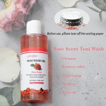 Feminine Wash & Yoni Oil Set – Intimwaschgel & Pflegeöl für das pH-Gleichgewicht der Frau, 200 ml + 30 ml