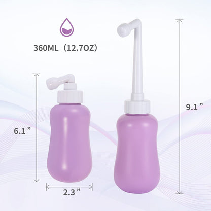 Peri-Flasche für die Wochenbettpflege – Perineale Reinigung nach der Geburt 12,7 Unzen, Farbe: Lila