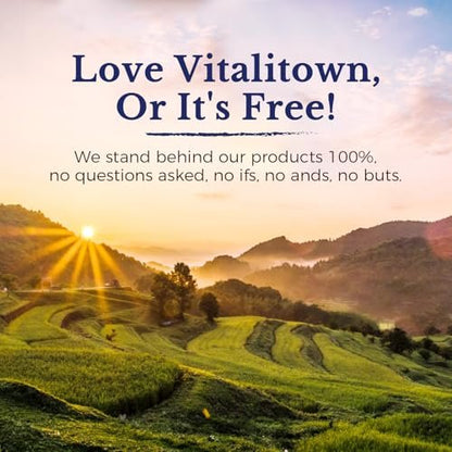 Vitalitown Moringa Kapseln – Reine Moringa Oleifera Blätter, Ohne Stängel, Kein Koffein, Energie & Immunsystem, 90 Kapseln