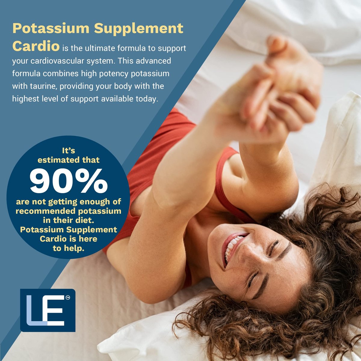Life Enhancement Hochdosiertes Kaliumpräparat mit Taurin – 750 mg Kalium/500 mg Taurin pro Portion – Unterstützt die Herz-Kreislauf-Gesundheit – 120 Kapseln (60 Portionen) – Hergestellt in den USA