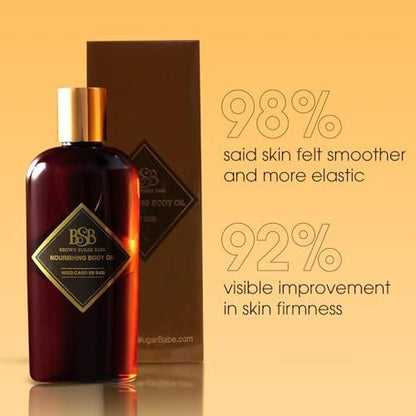 Brown Sugar Babe Wild Card Body Oil – Nährendes Öl mit Jasmin- und Zedernholzduft, parfümiertes Hautpflegeöl, 118 ml