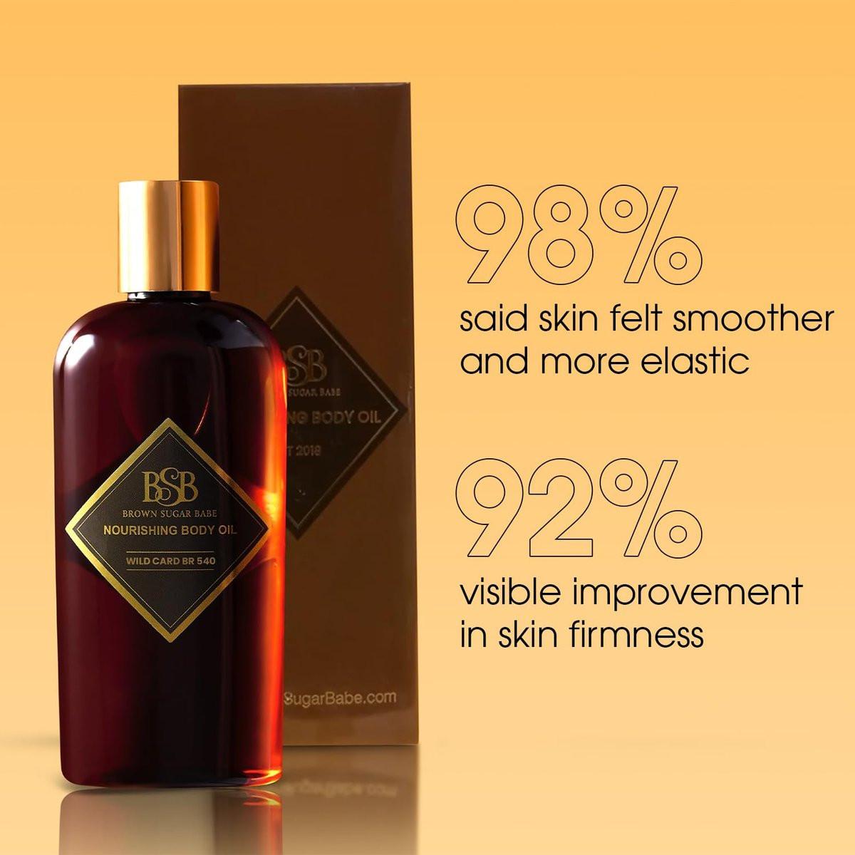 Brown Sugar Babe Wild Card Body Oil – Nährendes Öl mit Jasmin- und Zedernholzduft, parfümiertes Hautpflegeöl, 118 ml