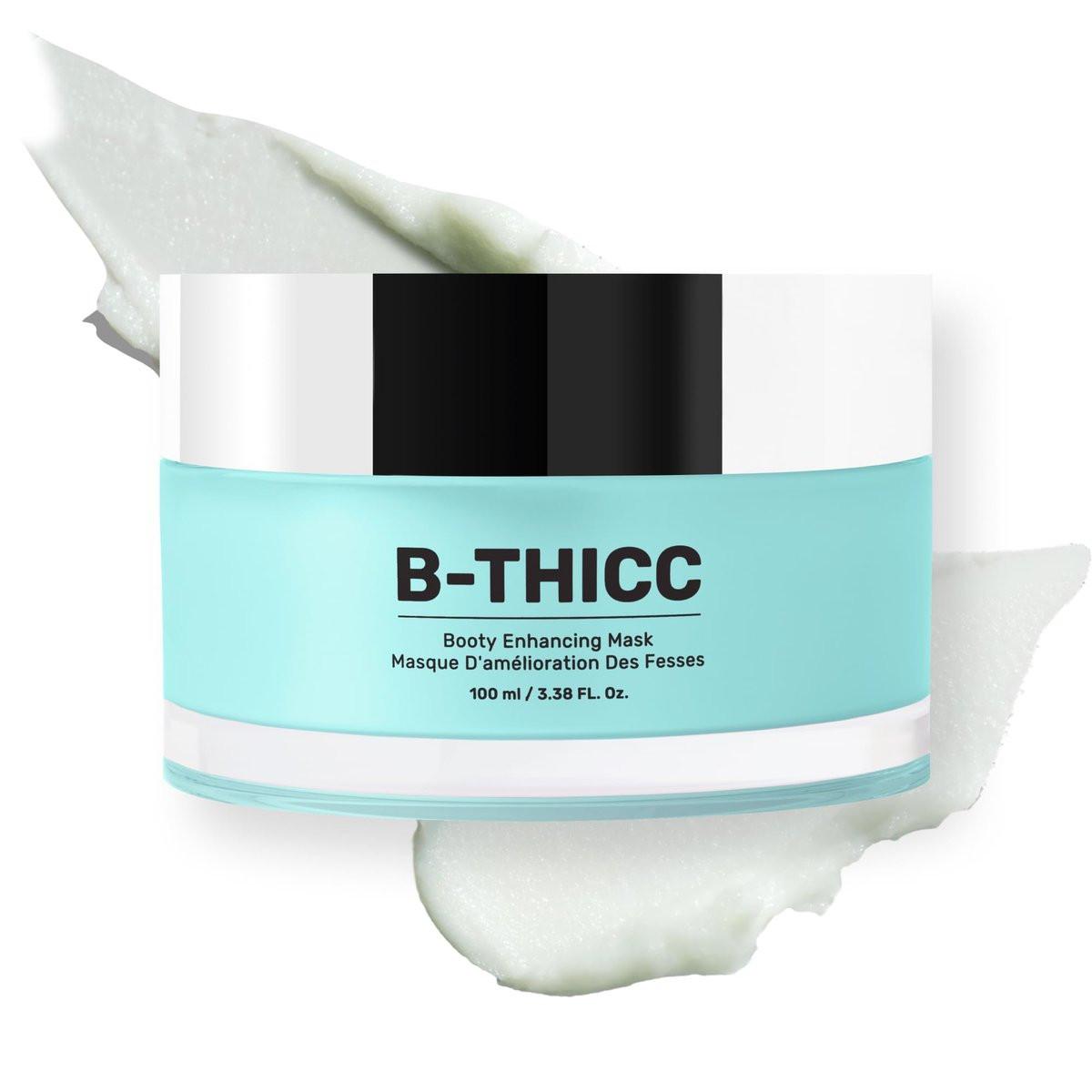 MAËLYS B-THICC Booty Enhancing Mask – Straffende & festigende Körpercreme für den Po mit Hyaluronsäure & Traubenkernöl (3,38 Fl Oz)