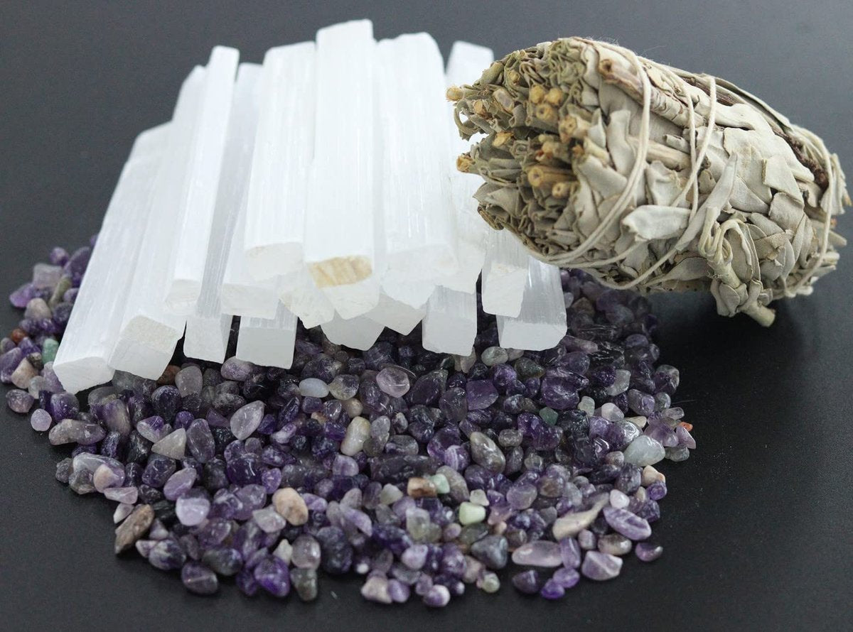 XIANNVXI 4 Zoll Selenit Sticks 12 Stück Große Selenit Kristallstäbe Weiß Roh Rauer Kristall Bulk für Heilung Reiki Metaphysische Energie Zeichnung Schutz Wicca Altar Zubehör Meditation