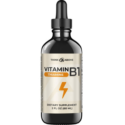 Think Above Vitamin B1 Thiaminmononitrat - Flüssige Tropfen Ergänzung (59 ml)