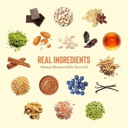 Mezcla Puff-Crispy Pflanzliche Proteinriegel - Sortenpackung - Gesunde Snacks für Erwachsene & Kinder - Müsliriegel für Schule, Reisen & Büro - Glutenfrei, Vegan, Nicht GVO, 10g Protein - 8er Pack