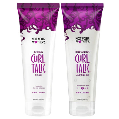 Not Your Mother's Curl Talk Kit – Definierende Creme, Frizz-Kontroll-Gel & Aktivierschaum (9,7 fl.oz + 9,7 fl.oz + 7 oz)