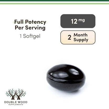 Astaxanthin 12 mg – Dreifache Stärke mit patentiertem Astrareal® (70+ klinische Studien) – Hergestellt in den USA