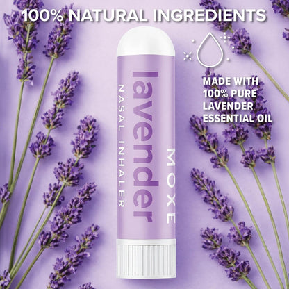 MOXE Lavendelöl Nasal Inhaler – Therapeutische Aromatherapie für Entspannung und Wohlbefinden (1 Pack)