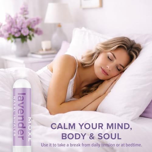 MOXE Lavendelöl Nasal Inhaler – Therapeutische Aromatherapie für Entspannung und Wohlbefinden (1 Pack)
