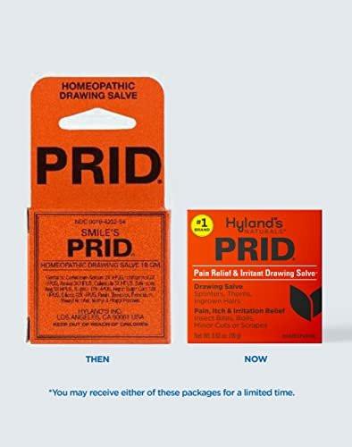 Hyland's PRID Zugsalbe, 18 g – Linderung bei Hautirritationen, Splitter, Dornen, eingewachsene Haare, Juckreiz bei Insektenstichen, Furunkel, kleine Schnitte und Schürfwunden
