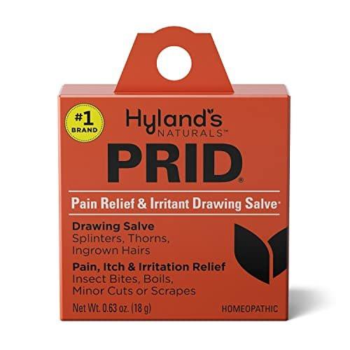 Hyland's PRID Zugsalbe, 18 g – Linderung bei Hautirritationen, Splitter, Dornen, eingewachsene Haare, Juckreiz bei Insektenstichen, Furunkel, kleine Schnitte und Schürfwunden