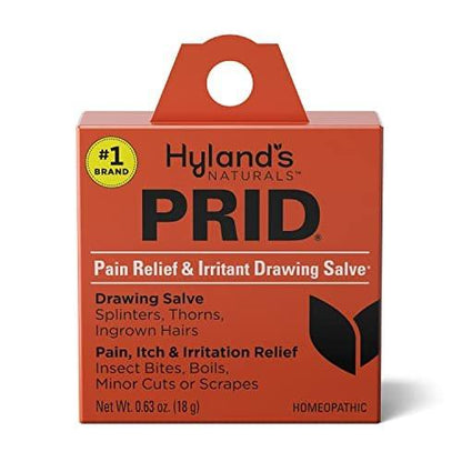 Hyland's PRID Zugsalbe, 18 g – Linderung bei Hautirritationen, Splitter, Dornen, eingewachsene Haare, Juckreiz bei Insektenstichen, Furunkel, kleine Schnitte und Schürfwunden