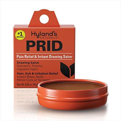 Hyland's PRID Zugsalbe, 18 g – Linderung bei Hautirritationen, Splitter, Dornen, eingewachsene Haare, Juckreiz bei Insektenstichen, Furunkel, kleine Schnitte und Schürfwunden
