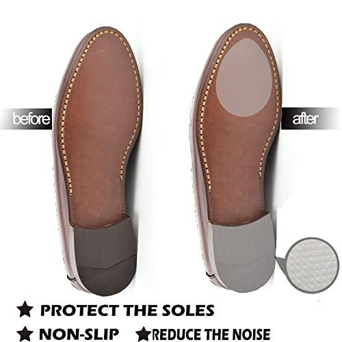 Rutschfeste Schuhpolster – Selbstklebende Sohlenschutz für High Heels, Anti-Rutsch-Schuhgripper (4 Paare, Transparent)