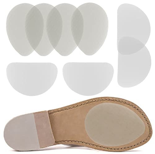 Rutschfeste Schuhpolster – Selbstklebende Sohlenschutz für High Heels, Anti-Rutsch-Schuhgripper (4 Paare, Transparent)