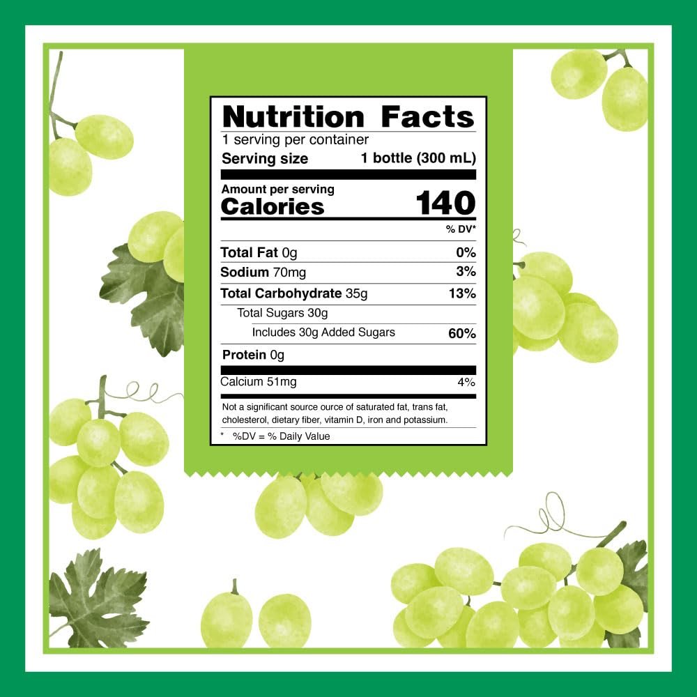 Sappe Aloe Vera Saft mit Grape Geschmack und großen Aloe-Stücken (6er Pack) – Pflanzlicher Saft für Hydration und Gesundheit für Erwachsene und Kinder