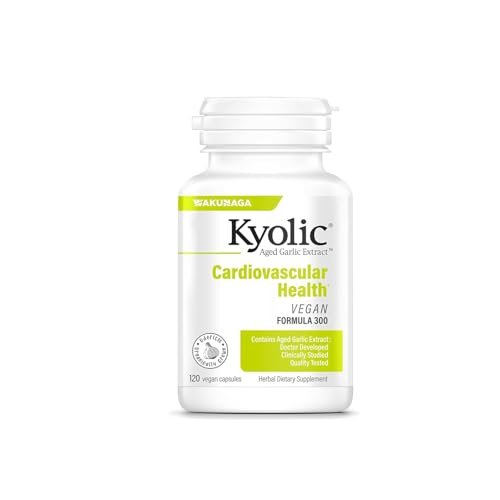 Kyolic Alter Knoblauch Extrakt Formula 300 – Herz-Kreislauf-Gesundheit*, vegan, 120 Kapseln