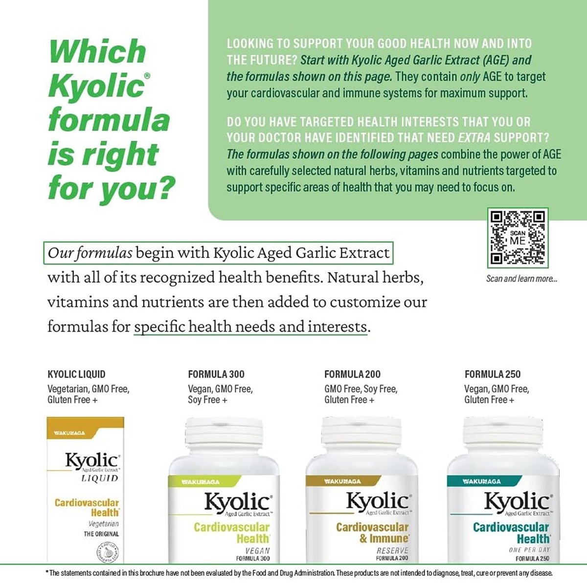Kyolic Alter Knoblauch Extrakt Formula 300 – Herz-Kreislauf-Gesundheit*, vegan, 120 Kapseln