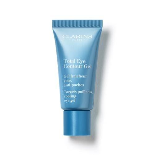 Clarins Total Eye Contour Gel – Kühlendes Augengel gegen Augenringe und Schwellungen, 20 ml