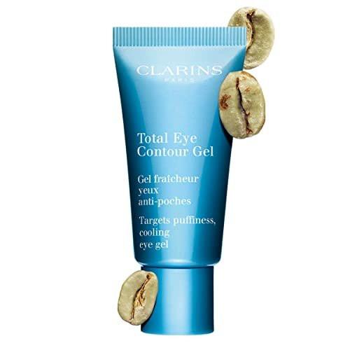 Clarins Total Eye Contour Gel – Kühlendes Augengel gegen Augenringe und Schwellungen, 20 ml