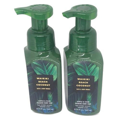 Bath & Body Works Sanfte Schaumhandseife 8,75 Unzen 2er-Pack (Waikiki Beach Coconut)