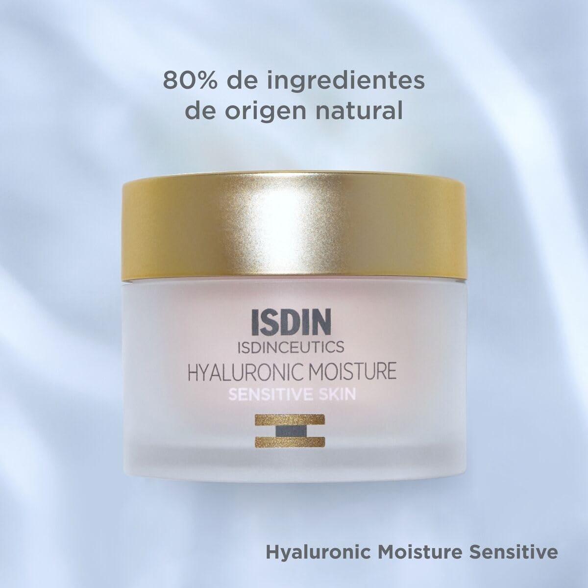 ISDIN Isdinceutics Hyaluronic Moisture Sensitive Skin Calming Daily Face Moisturizer mit Hyaluronsäure 1,76 oz