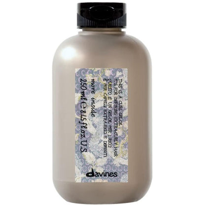 Davines This Is A Curl Gel Oil – Medium Halt & Feuchtigkeit für Locken – Transformatives Gel-zu-Öl für definierte, geschmeidige Locken, 250 ml