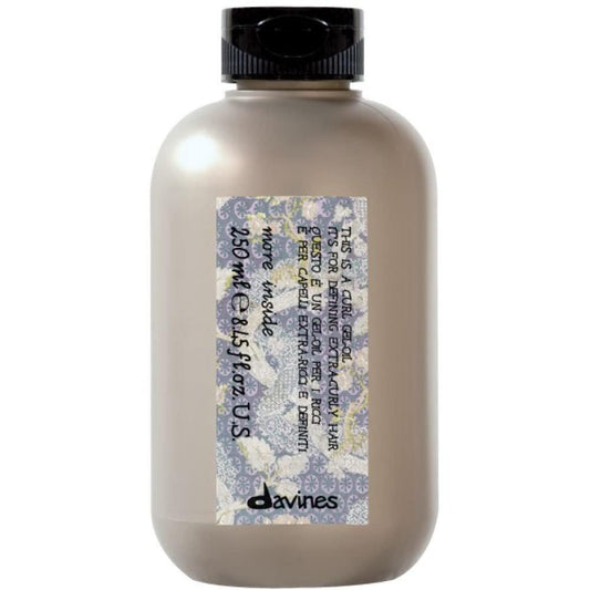 Davines This Is A Curl Gel Oil – Medium Halt & Feuchtigkeit für Locken – Transformatives Gel-zu-Öl für definierte, geschmeidige Locken, 250 ml
