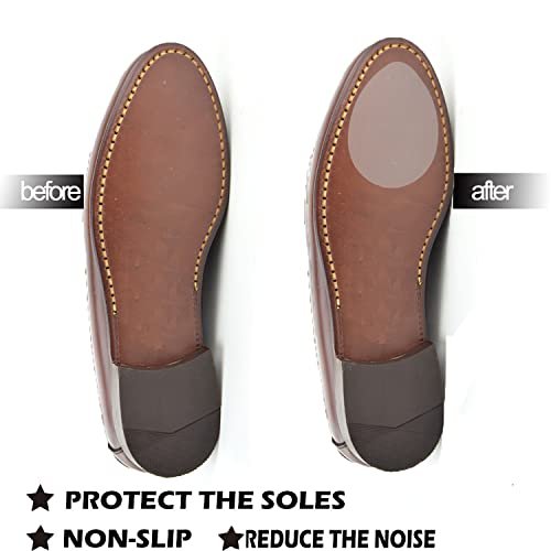 Rutschfeste Klebe-Sohlenpolster für High Heels, Anti-Rutsch-Schuhgriffe (3 Paare, transparent)