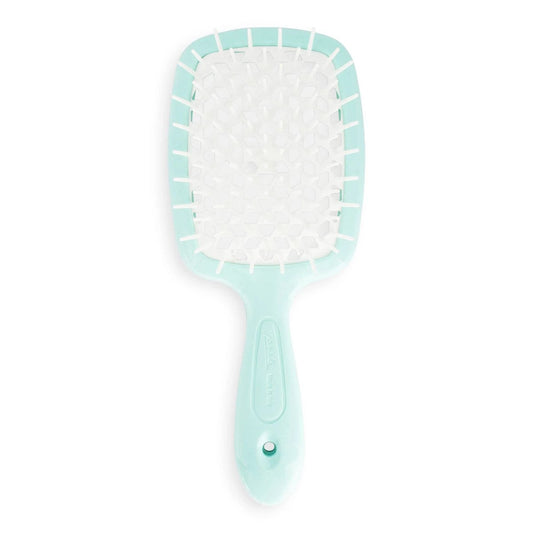 Jäneke Small Superbrush - Türkis - Sanfte Haarbürste für feines, welliges & lockiges Haar