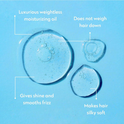 No nothing Haaröl für krauses Haar – Leichtes Anti-Frizz Haarserum für trockenes Haar, Frizz-Kontrolle, Glanz und Glättung, Duftfrei, Vegan und Tierversuchsfrei, 50 ml