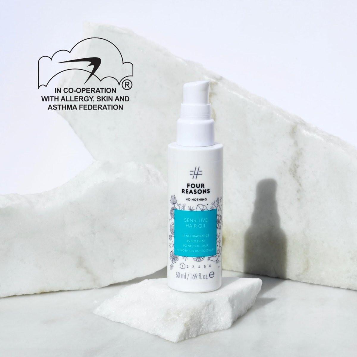 No nothing Haaröl für krauses Haar – Leichtes Anti-Frizz Haarserum für trockenes Haar, Frizz-Kontrolle, Glanz und Glättung, Duftfrei, Vegan und Tierversuchsfrei, 50 ml