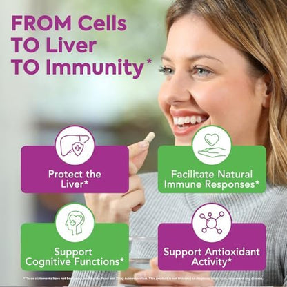 Surebounty Bio Mariendistel, konzentrierter Samenextrakt, 80 % Silymarin, Leberunterstützung, Reinigung, Entgiftung, Fettleber-Ergänzung, Non-GMO, gluten- & sojafrei, 90 vegane Kapseln, 3-Monats-Vorrat