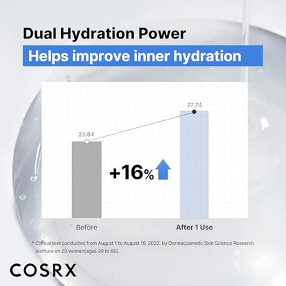 COSRX Pure Sodium Hyaluronic Acid 3% Serum – Feuchtigkeitsspendend & Anti-Aging für trockene Haut, 20 ml