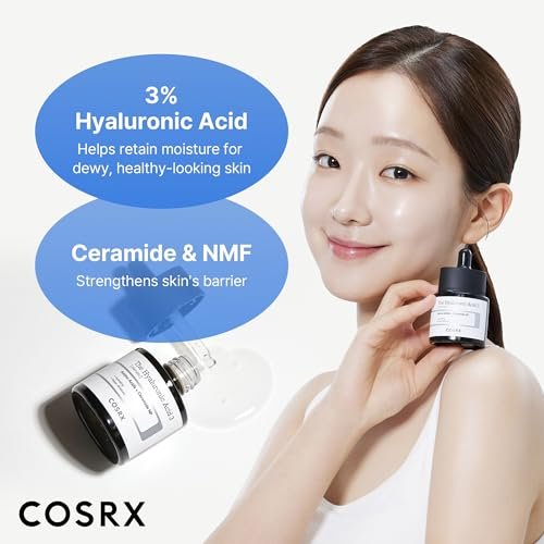 COSRX Pure Sodium Hyaluronic Acid 3% Serum – Feuchtigkeitsspendend & Anti-Aging für trockene Haut, 20 ml
