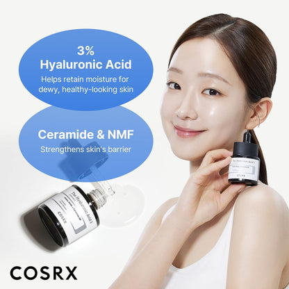 COSRX Pure Sodium Hyaluronic Acid 3% Serum – Feuchtigkeitsspendend & Anti-Aging für trockene Haut, 20 ml