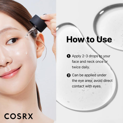 COSRX Pure Sodium Hyaluronic Acid 3% Serum – Feuchtigkeitsspendend & Anti-Aging für trockene Haut, 20 ml