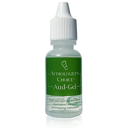 Audiologist's Choice AUD-Gel Ohrpassstück und Hörgerät Gleitgel 0,5 oz Flasche - Gleitgel für Ohrstöpsel, Hörgeräte, Ohrpassstücke und andere Ohrteile