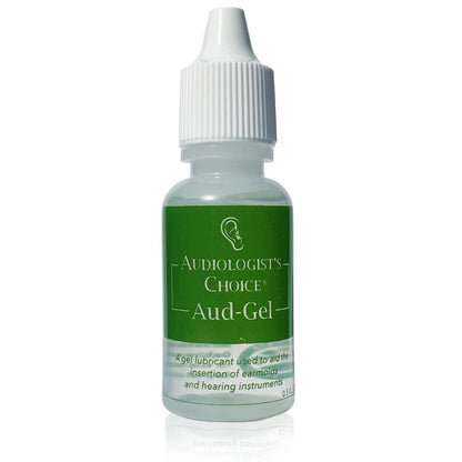 Audiologist's Choice AUD-Gel Ohrpassstück und Hörgerät Gleitgel 0,5 oz Flasche - Gleitgel für Ohrstöpsel, Hörgeräte, Ohrpassstücke und andere Ohrteile